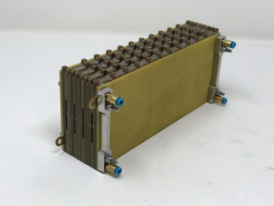 A prototype hydrogen fuel cell.