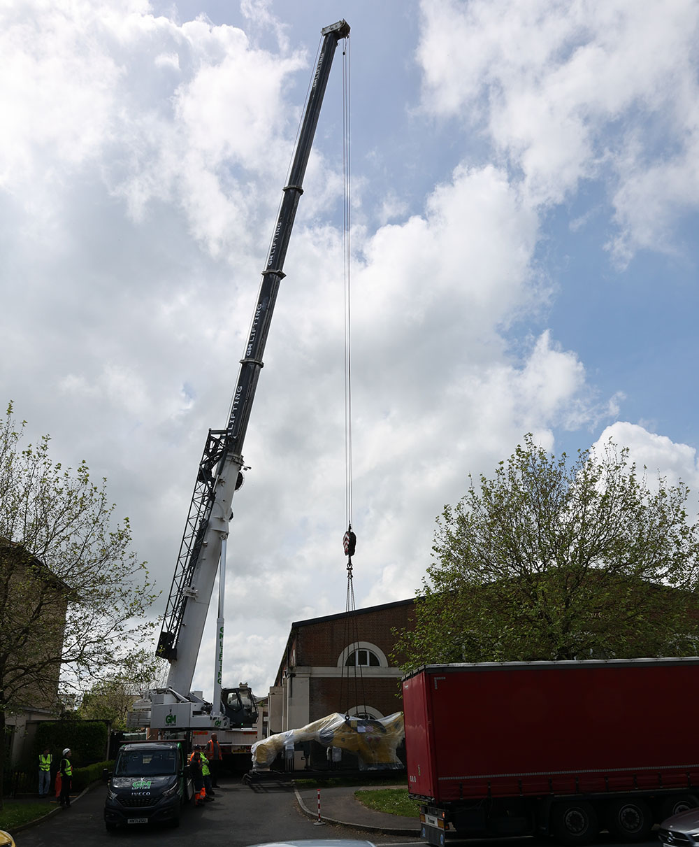 Giant Crane Outside Loop Technology Centre